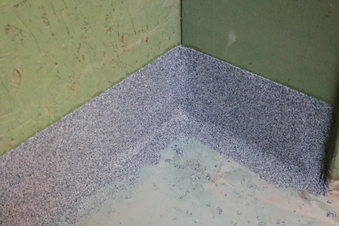 The smoothed cove base corner is aesthetically pleasing and it will be easier to clean for your client